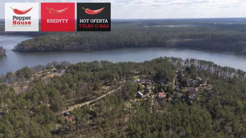 Jezioro Garczyn działka z 4 domkami po 20,45m2