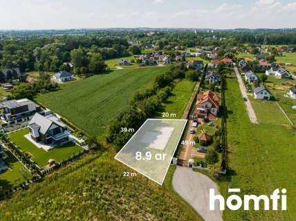 Działka budowlana na sprzedaż, 890 m2, Kraków