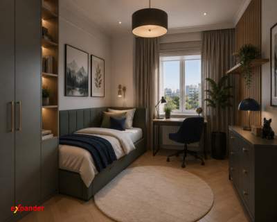 4 pokoje 73,40 m Balkon 9,60 m Rynek pierwotny