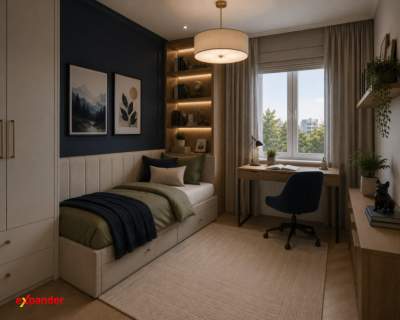 4 pokoje 73,40 m Balkon 9,60 m Rynek pierwotny