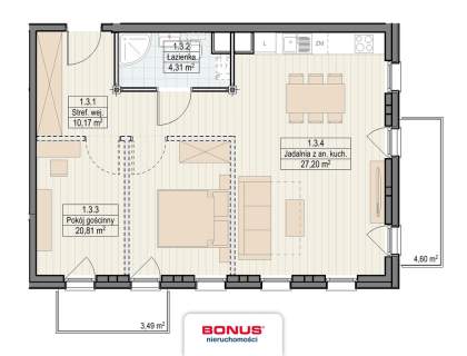 Apartamenty w Trzęsaczu Basen 2 balkony 