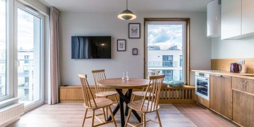 Apartament blisko morza i plaży z garażem.