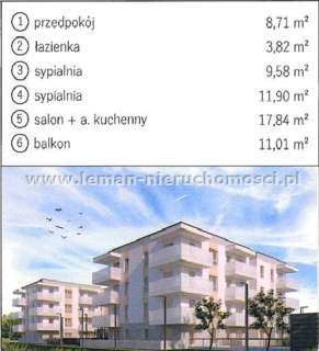 Mieszkanie na sprzedaż, 51,85 m2, Lublin