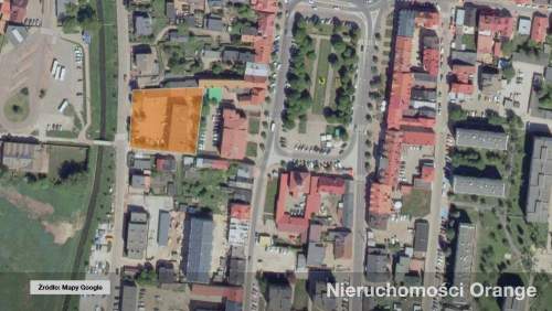 Budynek biurowy na dużej działce w centrum miasta