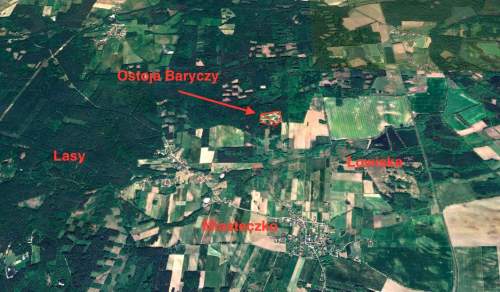 OSTOJA BARYCZY - 9Arów - PRAD, WODA - Środek Lasu