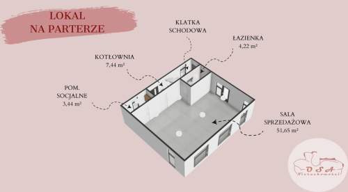 2 w 1 Mieszkanie lokal usługowy WYSOKI STANDARD