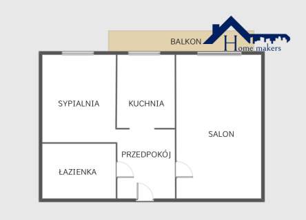 2 pokoje Duży balkon Blisko metra M2 Bródno