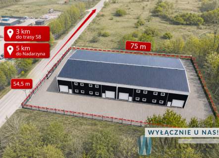 Na Sprzedaż - Magazyny z antresolą / 225 m2