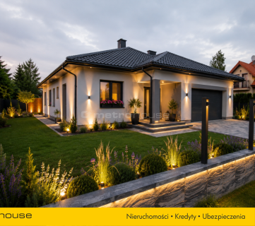 Nowoczesny dom parterowy 185 m ,garaż 2-st.Okuniew