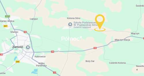 Działka 0,25 ha z mediami cisza, zieleń, potencjał