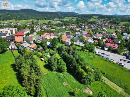 Jordanów - kompleks 6 dzialek 2902 m2 MPZP 2MN-U i MU3