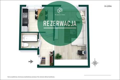 Przytulne, ciche, rozkładowe 1 lub 2pokoje   metro