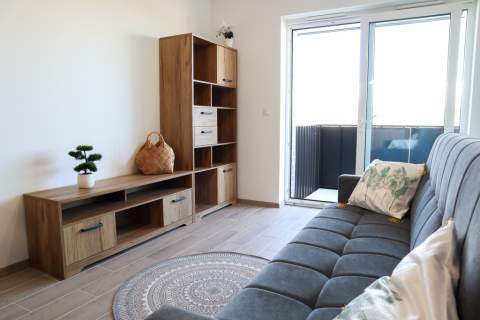 Nowe wygodne mieszkanie z balkonem