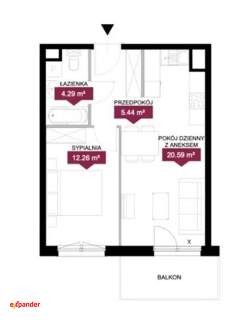 2-pokoje w sercu Jeżyc, balkon południe