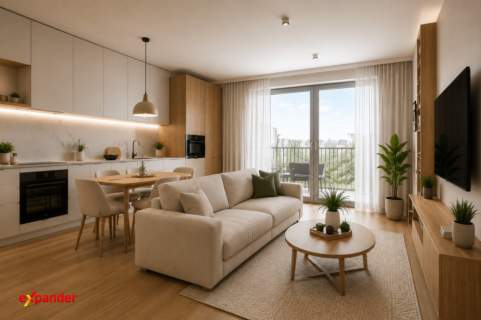 3 pokoje Balkon 8,8 m Bez PCC Rynek pierwotny