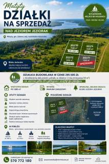 Działki budowlane nad Jeziorakiem.