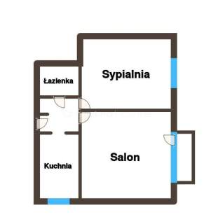 Super układ - 2 pokoje balkon