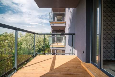 2 pok. z garażem i balkonem Kępa Mieszczańska