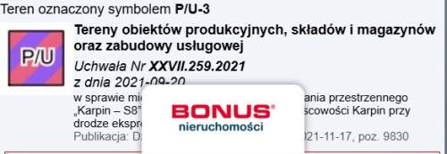 Przemysłowa, mpzp, dojazd asfaltem, serwisówka S8