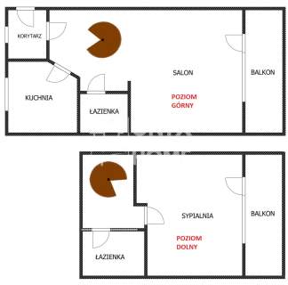 Mieszkanie 66m2, piwnica, 2 balkony i 2 łazienki 