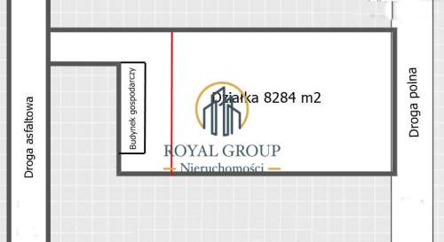 Działka budowlana siedliskowa 8284 m2