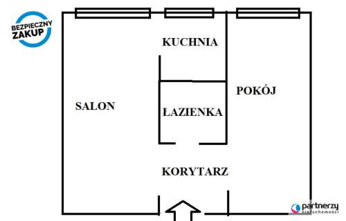 Mieszkanie 2 pok w Oliwie na parterze