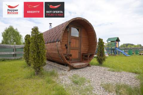Inwestycja - kompleks 3 domków Sauna Balia