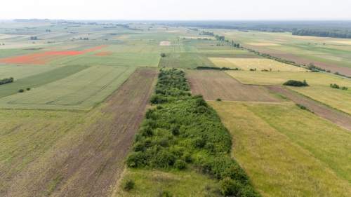 Działka budowlano rolna Woźniki 16974m2