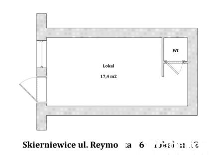 Lokal Skierniewice Reymonta 17,4 m2