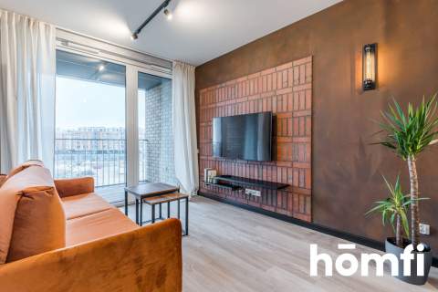 Stylowy apartament, 2 pokoje nad Motławą, parking