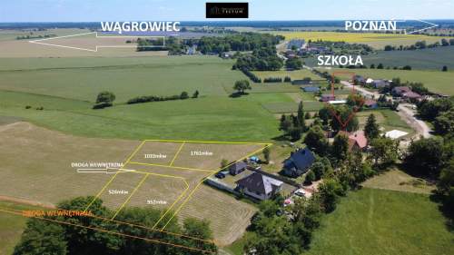 Działki budowlane na sprzedaż Wiatrowo, Wągrowiec
