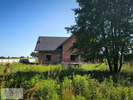 Nowy dom do wykończenia Dłutów Garaż 238m2
