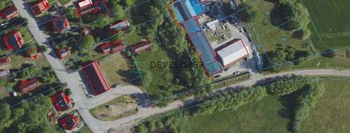 2500 m2 przy asfalcie, uzbrojona