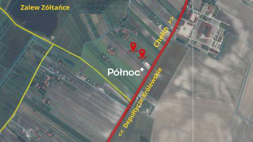 Dwie działki budowlane przy zalewie Zółtańce