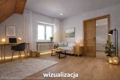 52 m2/do własnej aranżacji/ogródek/parking/strych