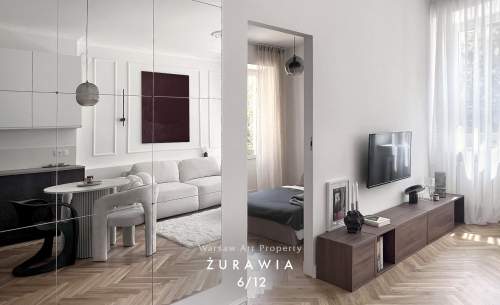 ŚRÓDMIEŚCIE PŁD. UL. ŻURAWIA PRZY PLACU 3 KRZYŻY 43,5 M2/ 2 POKOJ