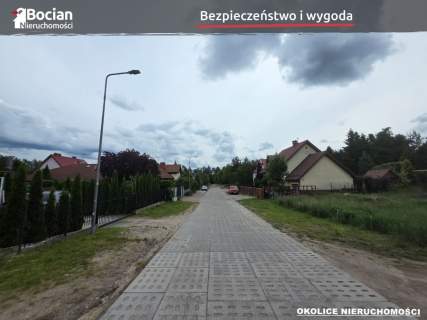 Uzbrojona, płska działka budowlana w Kiełpinie