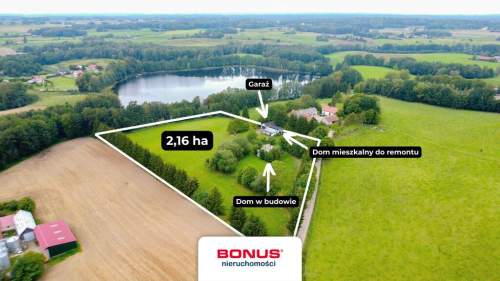 Mazurska Oaza - 2,16 ha z linią brzegową