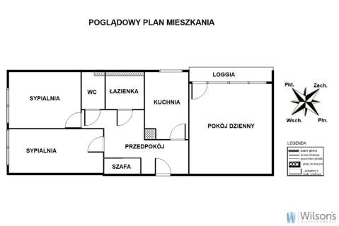 3 pokoje z loggią na Księcia Janusza
