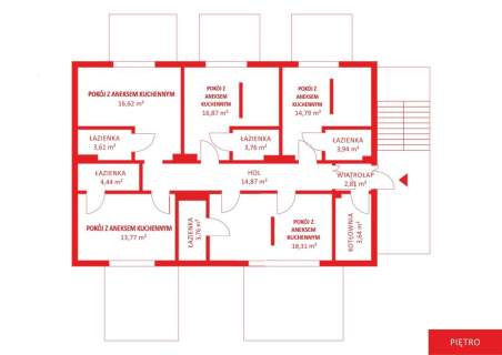11 apartamentów Hotel/Pensjonat lub Dom Opieki