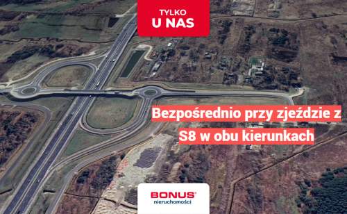 Przemysłowo-usługowa, przy zjeździe S8, asfalt 