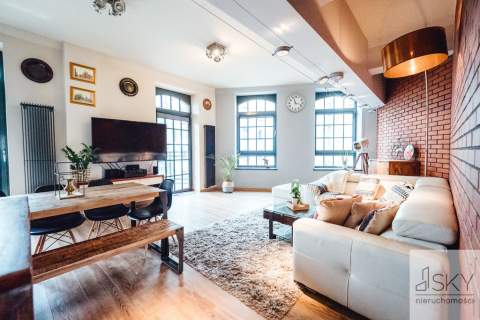 Piekny Apartament Loft, 115m, Centrum