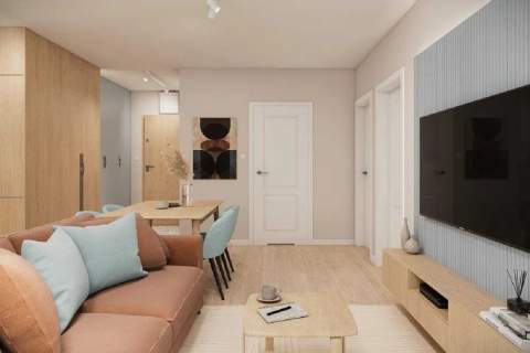 Nowoczesne 3-pokoje z dużym balkonem, 48.50m2, Os.Tyniec