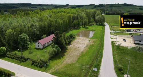 DZIAŁKA BUDOWLANA PRZY LESIE ZE STAWEM 6100 m2