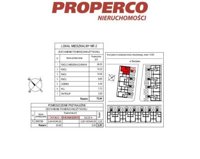 Apartament, 4 pok., 75,94 m2, Kielce, Maciejówka