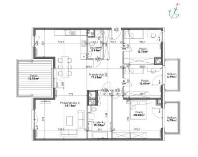 Salon 50 m Taras 2 Balkon Dla Rodziny 0%