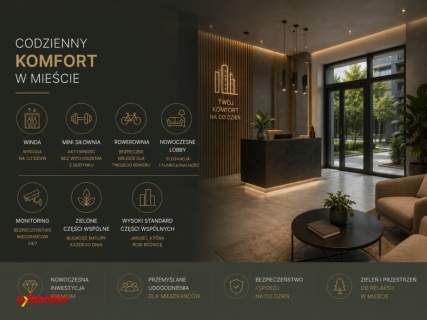 4 pokoje Taras 19,95 m balkon 2 łazienki Bez prowizji