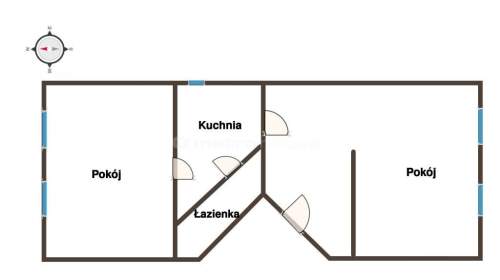 Mieszkanie na sprzedaż, 50,63 m2, Łódź