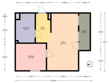 Bezpośrednio Łukowska, 50m2, Bez PCC, 2 pokoje