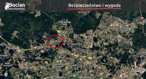 Malownicza, płaska, uzbrojona działka- Koleczkowo 